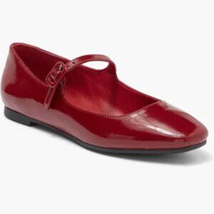 Steve Madde Caddie Mary Jane Flat Red